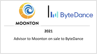 Advisor to Moonton on sale to ByteDance