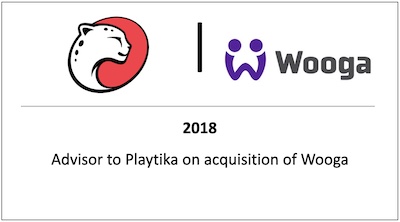 Advisor to Playtika on acquisition of Wooga