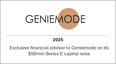 Exclusive financial advisor to Geniemode on its $50mm Series C capital raise.